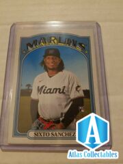 2021 Topps Heritage Sixto Sanchez #15 Action Photo Variation SSP